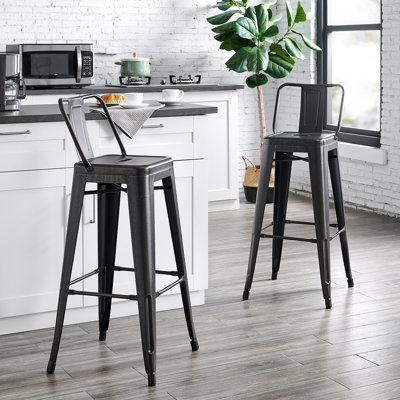 Derbyshire Country Rustic Metal Barstool