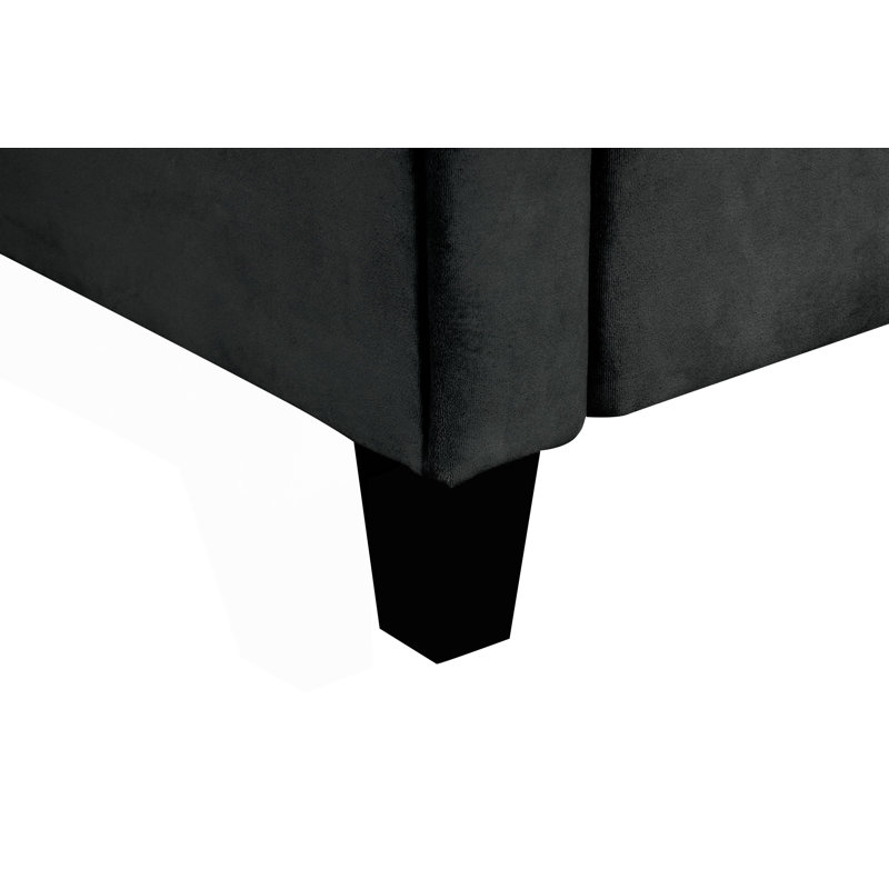 Canapé confortable, canapé modulaire, canapé moderne, H 33,04 po x l 77,03 po x P 30,97 po , Noir