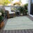 Thalvyn Green Washable Indoor-Outdoor Rug - LOOMLAN-1515542955