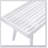 Larwich Solid Wood Slatted Bench, 41.30-Inch Long, White, Durable and Versatile Seating for Entryways and Bedrooms
