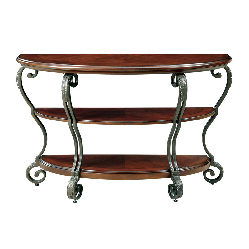 Halpern 48'' Solid Wood Top Console Table