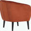Fauteuil d'appoint Burnt Orange Barrel