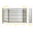Ciyanna Recessed LED Lighted Medicine Cabinet with 3 Adjustable Shelves, Defogger, Outlets & USBs-1765612743