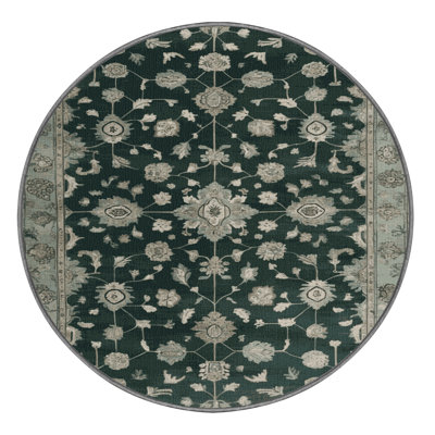 Machine Washable Overdyed Gray Area Rug