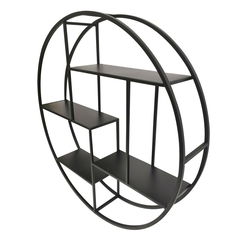 4 Piece Circle Metal Tiered Shelf