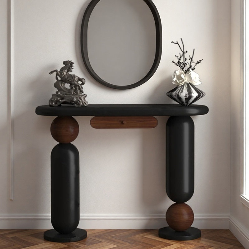 Table d'entrée Mid-Century, H 33,5 po x l 55,1 po x P 11,8 po