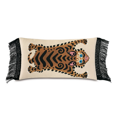 Guster Fringed Sunbrella® Outdoor Throw Pillow