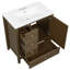 Meuble-lavabo 30 po avec lavabo en céramique-828454352