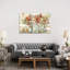 «Spice Poppies and Eucalyptus in Bottles Landscape» par Tre Sorelle Studios - reproduction d'art-49772949-49772952