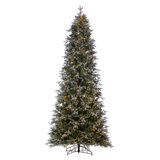 Guinel 9' H Lighted Artificial Fir Christmas Tree
