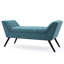 Comfy - Banc de siège rembourré bleu sarcelle - Rehausse votre style moderne avec son look rembourré