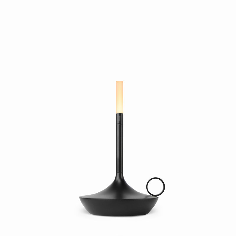 Wick S Black, Black, 6.5" H x 4.7" W x 4.7" D