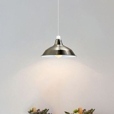 16cm H Metal Bowl Lamp Shade