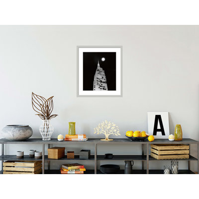 Empire State Bldg. by Weegee -Framed Giclee Print
