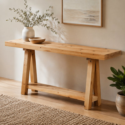 Natural Style Coffee Table,Wood Entryway Table,Stylish Console Table