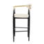 2 sièges à hauteur de comptoir - siège beige, pieds en fer pour siège de cuisine fonctionnel en tissu avec-1831897340-1831897219