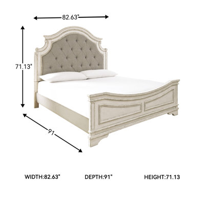 Mohn Upholstered Scalloped Bed