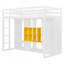 Lit mezzanine avec rangement intelligent et garde-robe ouvert-805548651-805548653