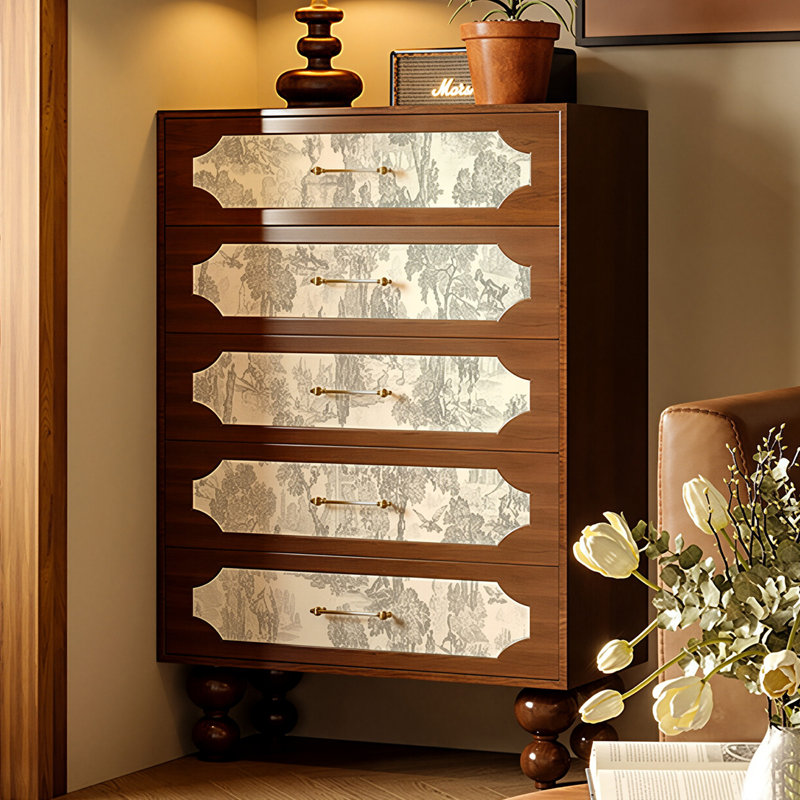 Armoire de décoration multifonctionnelle de style rétro américain