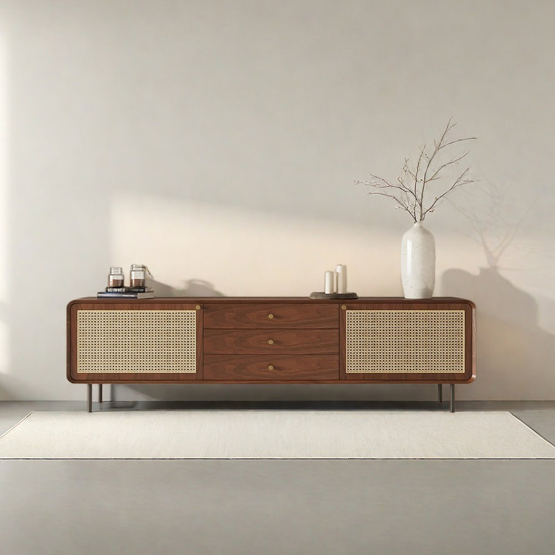 Meuble télé Modern Rattan, 62.99"