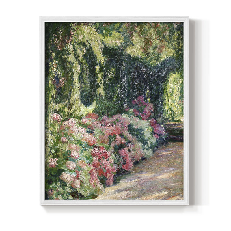 "Vintage Landscape LXI", H 11 po x l 9 po, Blanc