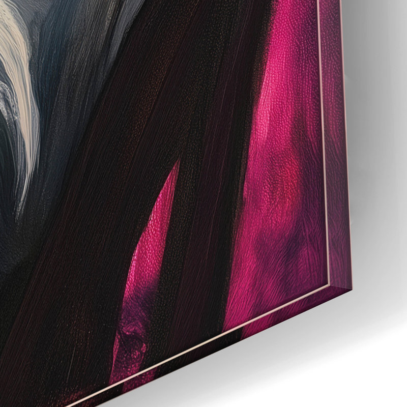 Art mural en verre «Unwind» par Rich Monet, H 12 po x l 12 po x P 0,13 po