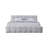Chenille Upholstered Bed Frame with Box Spring Not Required