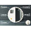 Huldar Glass Flat Wall Mirror