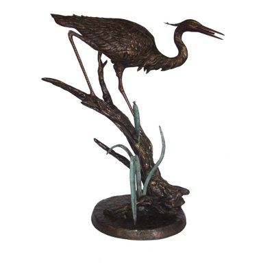 Fontaine bronze Heron-2