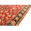 Tapis rouge / bleu marine en laine noué à la main 8 pi x 15 pi Oriental