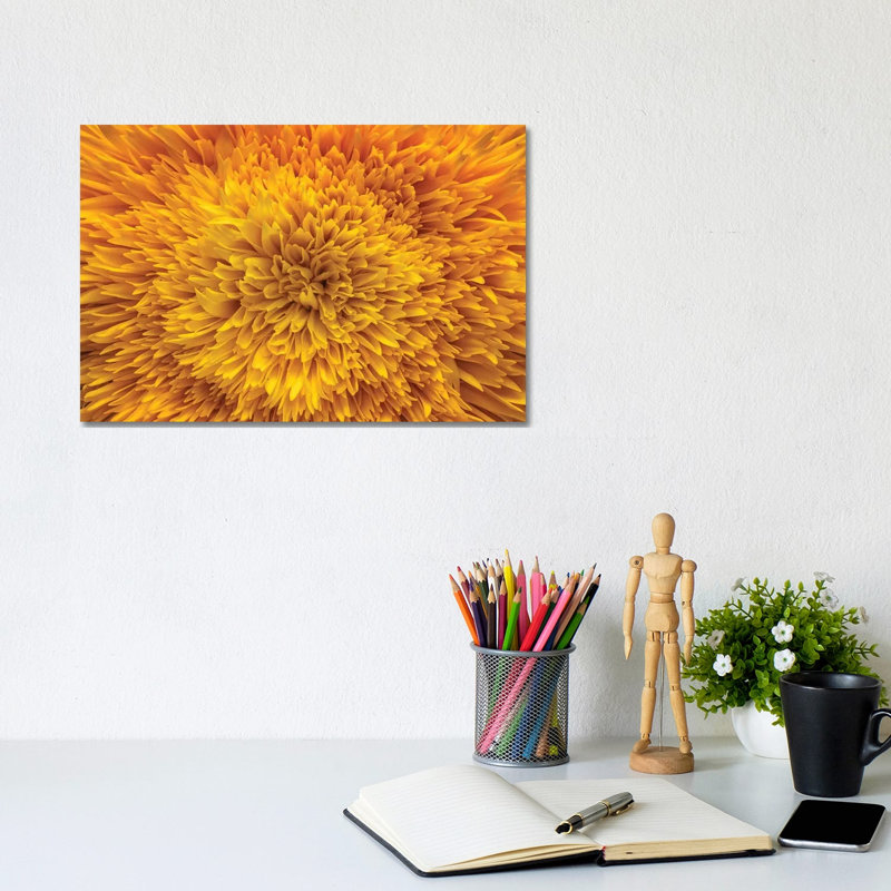 Exotic Sunflower by Glauco Meneghelli - Wrapped Canvas Print, 20.32cm H x 30.48cm W x 1.9cm D