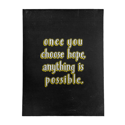Quotes Chenille Indoor Rug