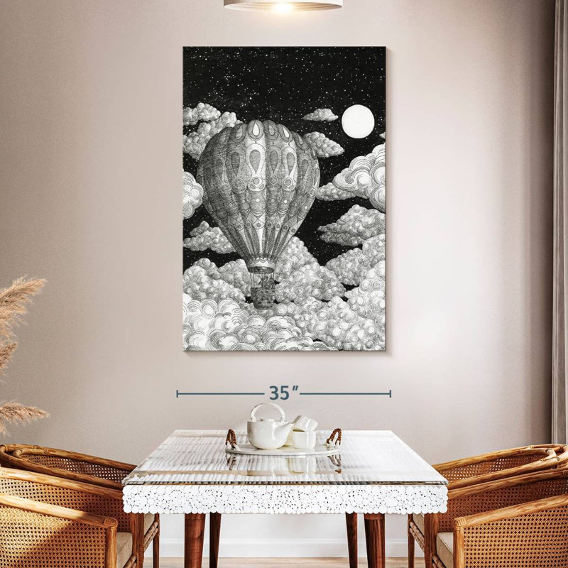 Mehar Hot Air Balloon Adventure Awaits, 51" H x 34" W