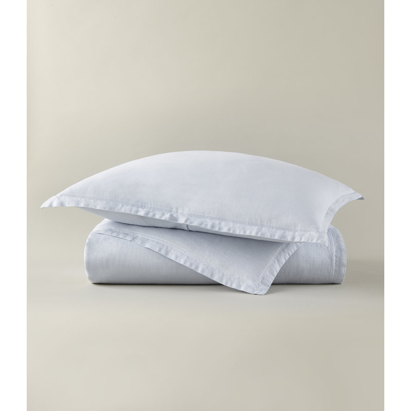 Linen Duvet Cover, King Duvet Cover, Sky
