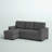 Yosef Upholstered L-Shaped Sectional Reversible-704676660