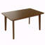 Table à manger - Structure en bois massif, table à manger moderne et minimaliste pour cuisine, salle à manger, salon-85589647