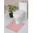 Schoenberger 100% Cotton Contour Bath Mat 20"x20"-855941222