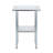 Stainless Steel Commercial Work Table with 1 Shelf, 14 in. W x 24 in. D-50193295