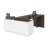 L-Shaped Executive Desk with Power Outlet-982149738