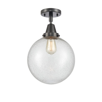 Alphonsa Glass Flush Mount