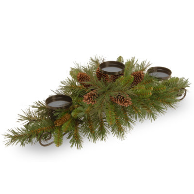 30" Pine Cone Centerpiece and Candle Holder