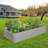 Galvanized Raised Garden Bed, Outdoor Planter Garden Boxes Large Metal Planter Box For Gardening Vegetables Fruits Flowers-154712239-154712235-154712230