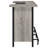 Menimen Grey Driftwood Freestanding Bar Unit