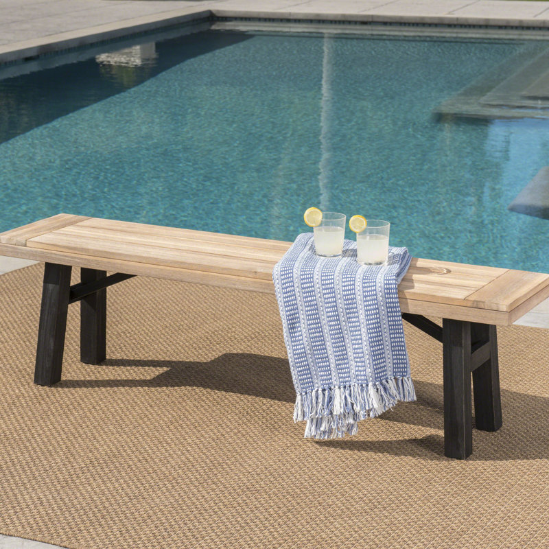 Wood Bench With Sophisticated Slat Panel And Weather Resistance Gorgeous Panels Characteristic