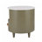 Contemporary Round End Table with Drawer and Open Shelf Storage-1239354344
