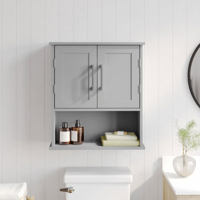 Vega Modern Bathroom Wall Mount Medicine Cabinet with Magnetic Close Doors