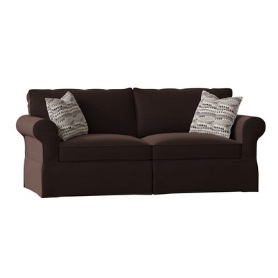 Kingsbridge 84"" Rolled Arm Slipcovered Sofa with Reversible Cushions -  Alcott Hill®, F24FC203EE2546979EABEB81593815FF