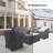Calhoun Outdoor Conversation Set Furniture Covers For Sofa Seating Group