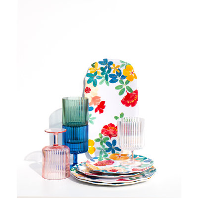 Laya Fluted Acrylic Goblet
