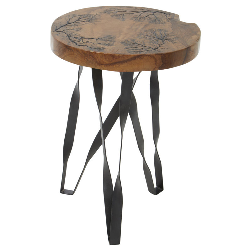 Brecksville Solid Wood Accent Stool